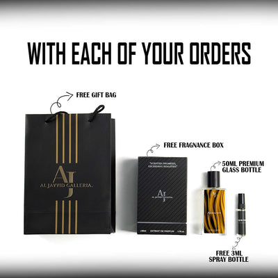 Audacity best perfume for men with free fragance box, Gift Bag & 3ml Bottle