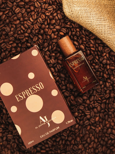 "Luxurious and sophisticated Espresso fragrance by Al Jayyid Galleria"
