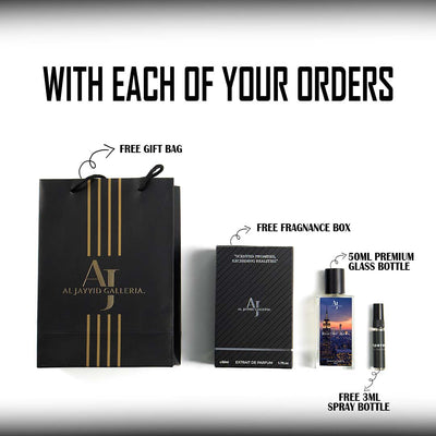 Electric Aura perfume with free fragrance box, gift bag & 3ml bottle