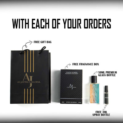 Oceans Whisper best Perfume for men in Pakistan with free fragrance Box, gift bag & 3ml spray bottle.