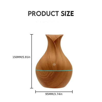 Vase Shape Air Humidifier | Vase (DarkWood)