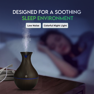 Vase Shape Air Humidifier | Vase (DarkWood)